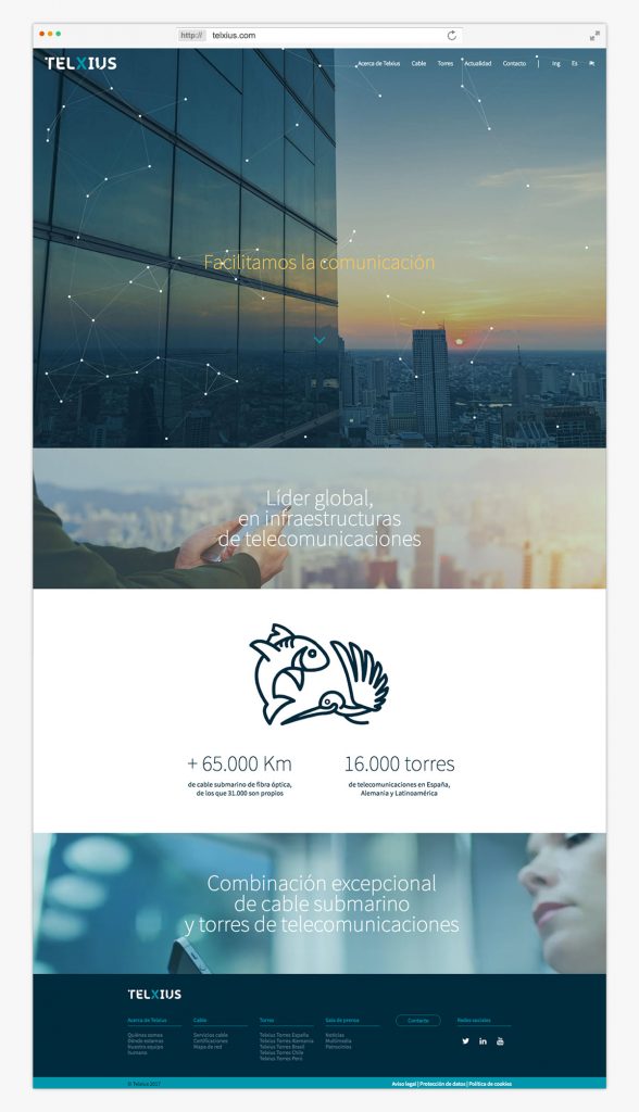 Tau Design - Web Telxius