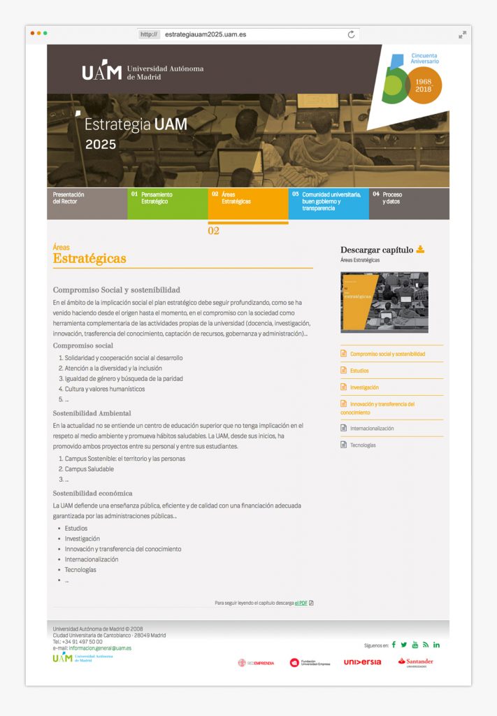UAM web estrategia - Tau Design